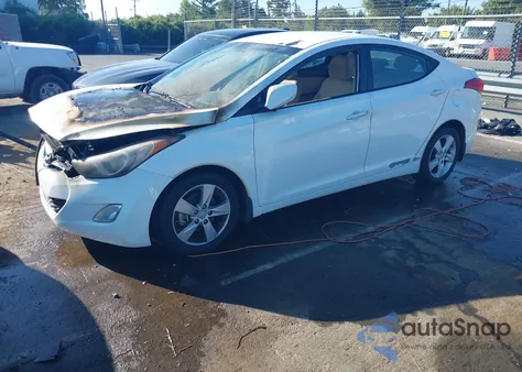 2013 Hyundai Elantra Gls from USA, damaged, VIN 5NPDH4AE8DH333180